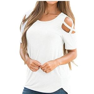 NWT sexy lightweight cold shoulder shirt